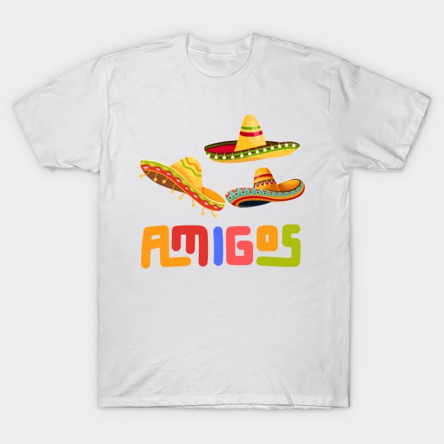 Three amigos T-Shirt by smkworld